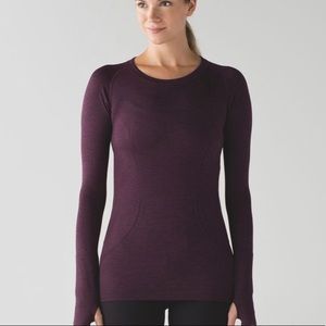 Lululemon swiftly tech LS crew